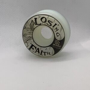 Garbage Pail Kids Get A Grip S4 LOSING FAITH Glow In Dark Skateboard Wheel